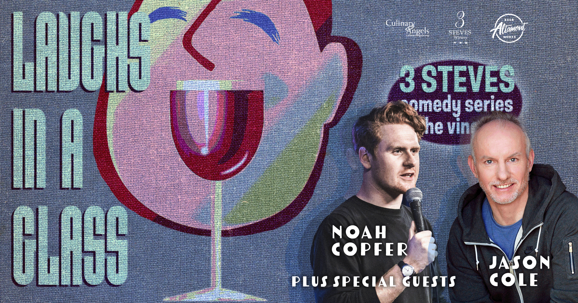 Laughs in a Glass May 3, 2024 7:30pm